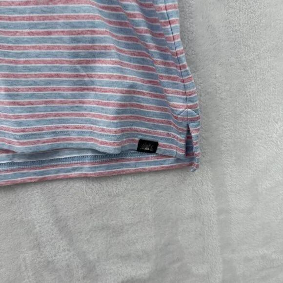 Faherty The Movement Polo Shirt Mens 2XL Multicolor Striped Pima Cotton Soft - Picture 6 of 7